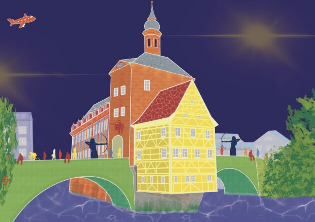 Travelpaintings - Gabriele - Altes Rathaus, Bamberg