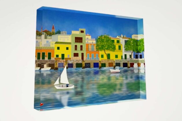 Druck hinter Acryl / Print behind Acryl - Travelpaintings Gabriele Schreiber